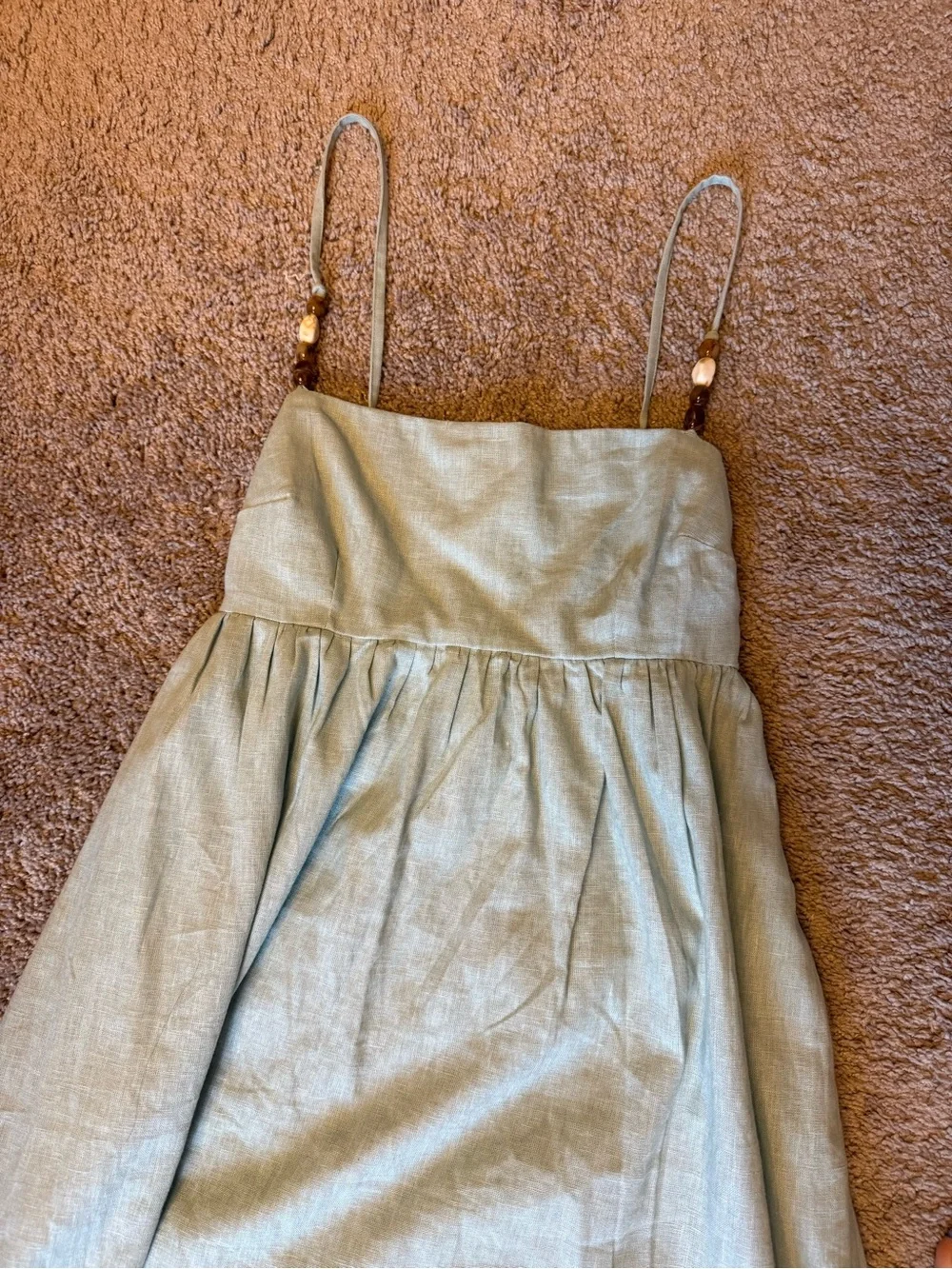 Abercrombie & Fitch Maxi Dress with Beaded Straps
